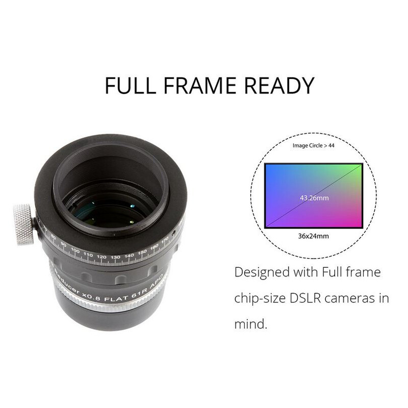 William Optics Flattener ajustável Reducer Flat61R para ZenithStar 61