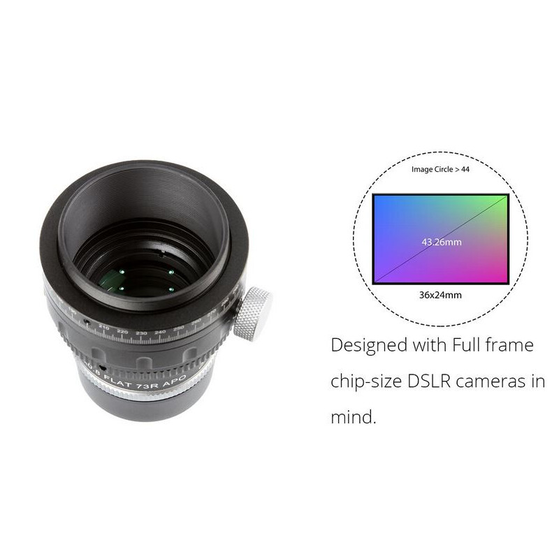 William Optics Flattener ajustável Reducer Flat73R para ZenithStar 73
