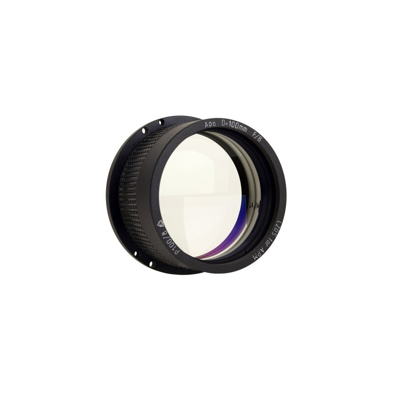 APM Lente triplet AP 100/800 ED na montagem