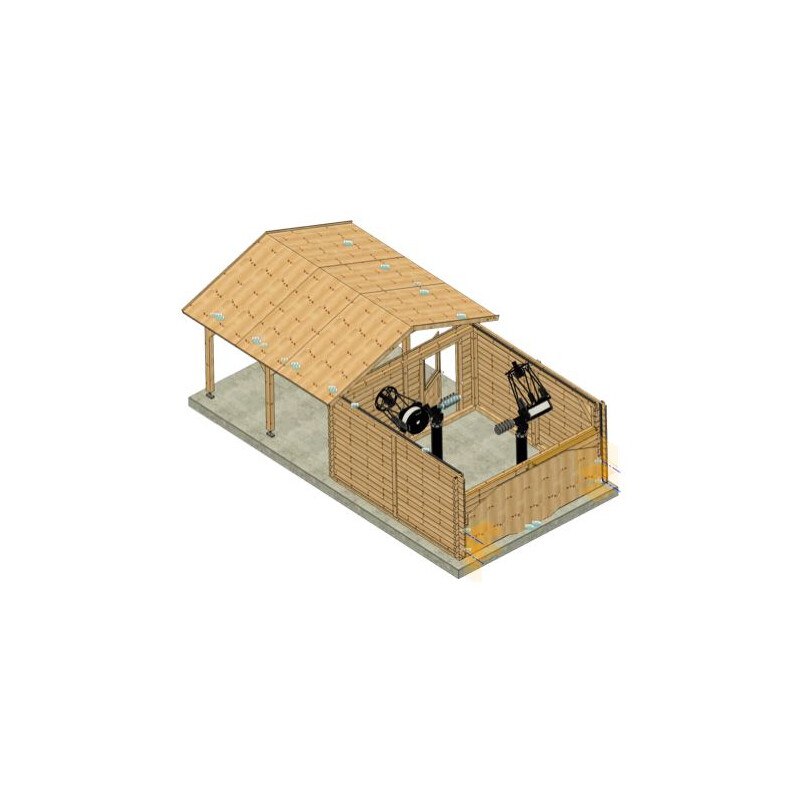 Dome Parts Observatórios de teto retrátil GreenLine Mega