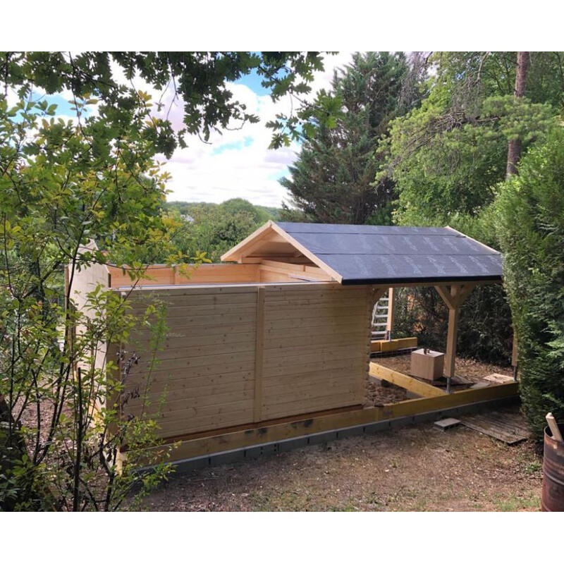 Dome Parts Observatórios de teto retrátil GreenLine Mega com proteção de madeira