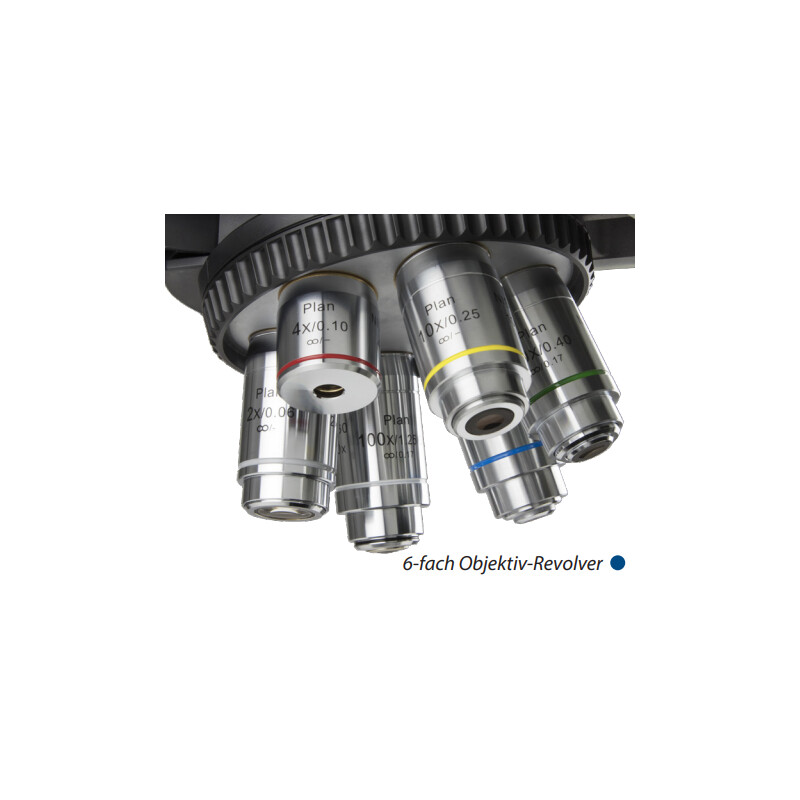 Euromex Microscópio Delphi-X, DX.2158-APLi, trino, 40x - 1000x, Plano acromático, com cabeça ergonómica e iluminador de halogéneo de 100W. cabeça e Iluminação de halogéneo de 100W