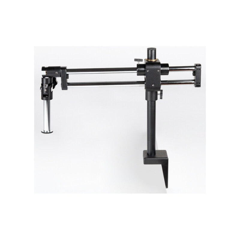 Motic Overhanging stand Tripé de braço grande horizontal (com grampo de mesa), Coluna de 600 mm