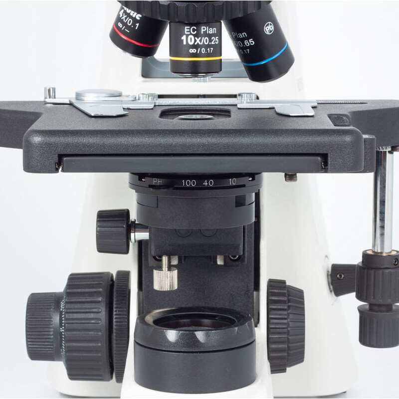 Motic Microscópio BA210E trino, infinity, EC- plan, achro, 40x-1000x, Hal,