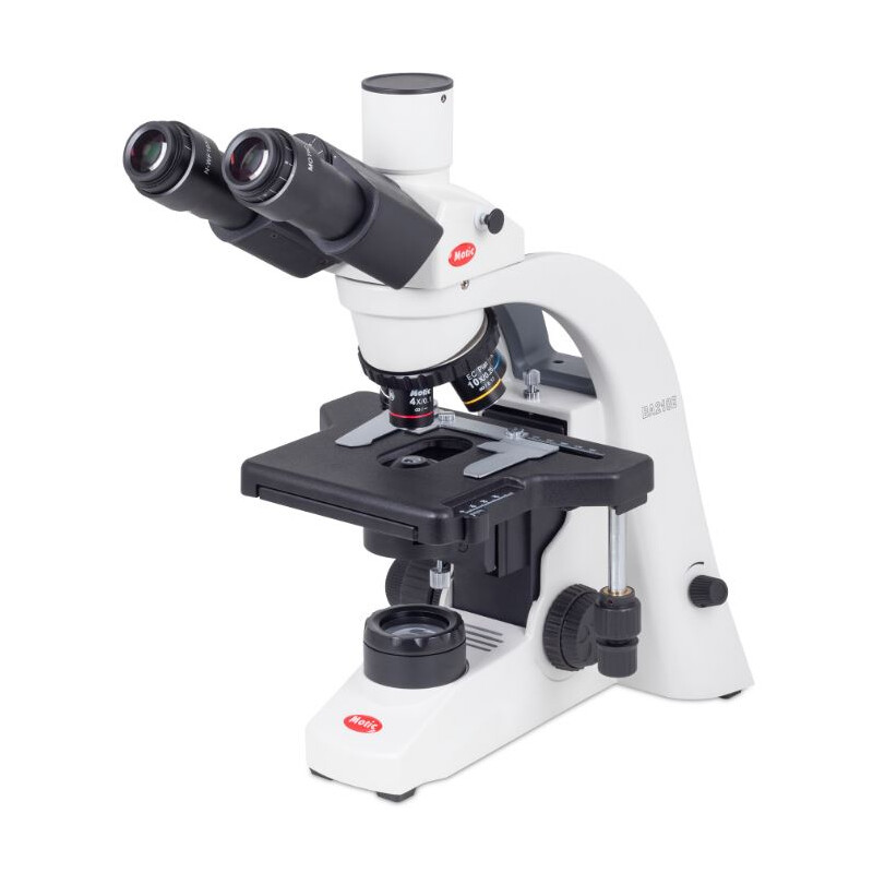 Motic Microscópio BA210  trino, infinity, EC- plan, achro, 40x-400x, LED