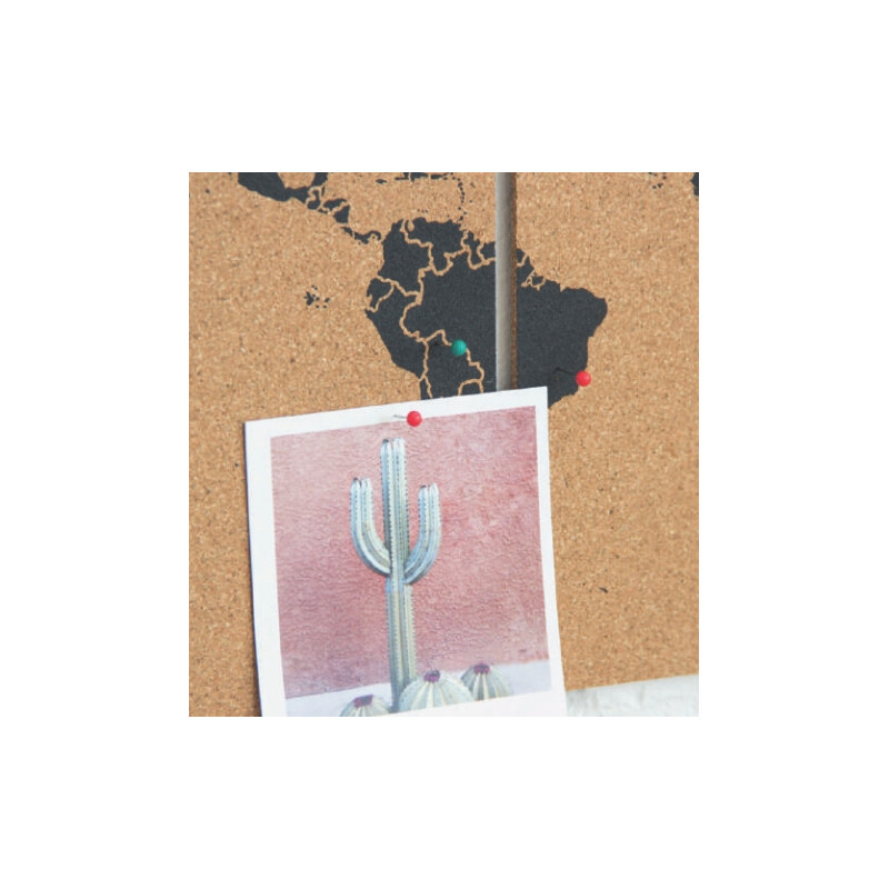 Miss Wood Mapa Puzzle M - Preto