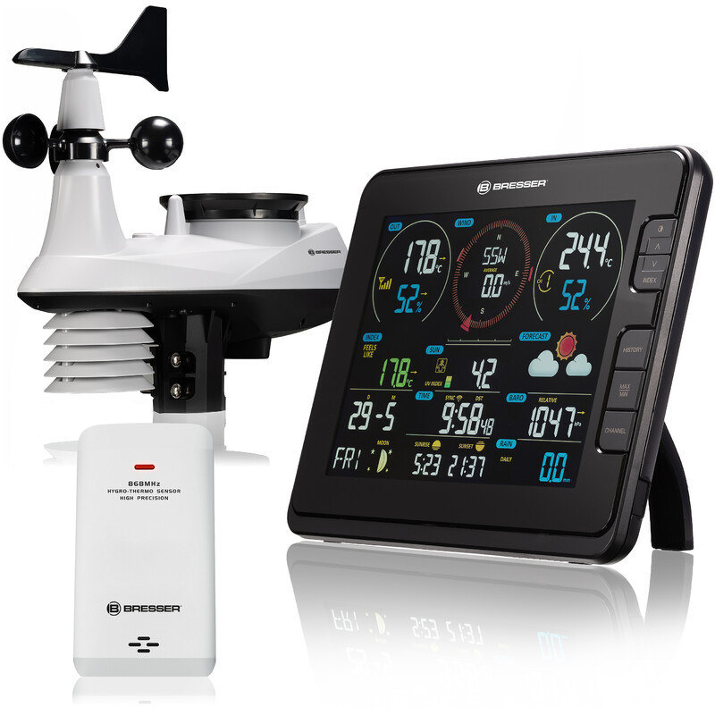 Bresser Estação meteorológica Profi W-Lan Center 7in1