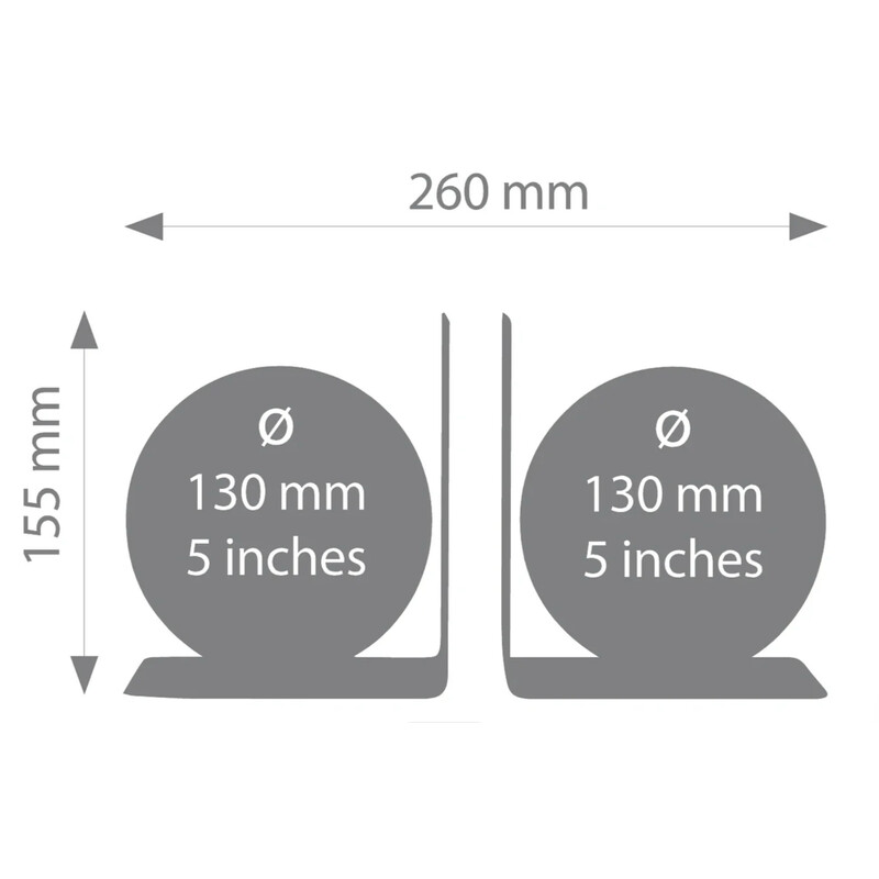 TROIKA Globo BookGlobe Earth Galaxy 13 cm