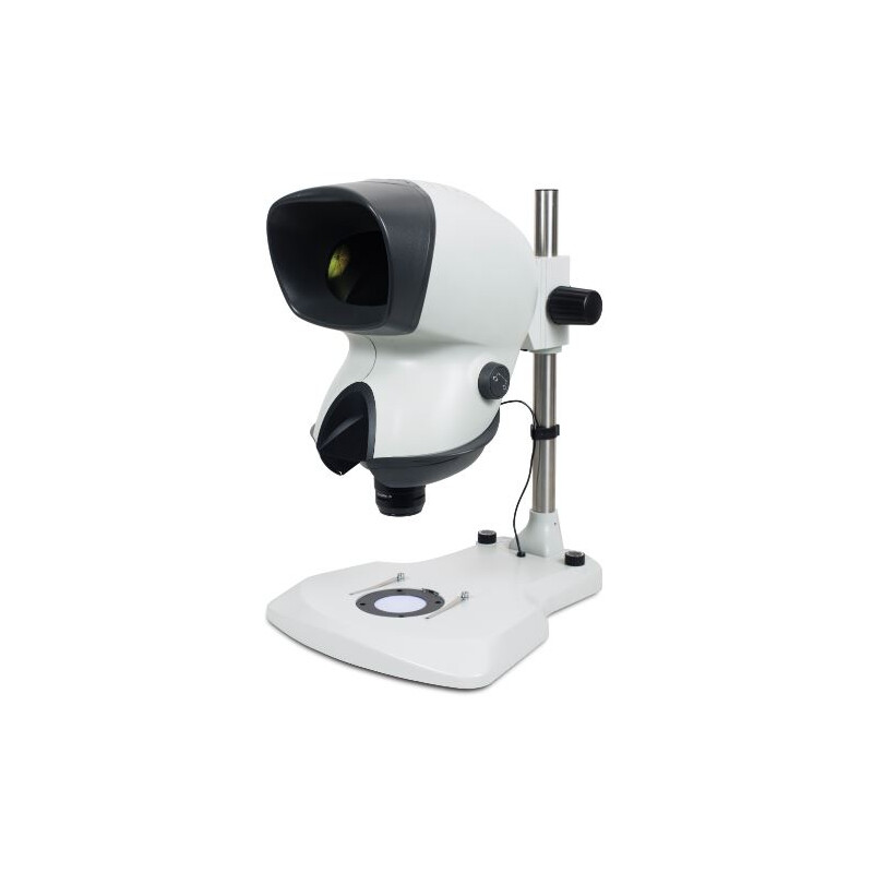 Vision Engineering Microscópio estéreo zoom Mantis Elite-Cam, MHD-TS , Coluna base, Luz trasmitida incidente, LED, Câmera, 2MP, uEyeSW, o. Lentes