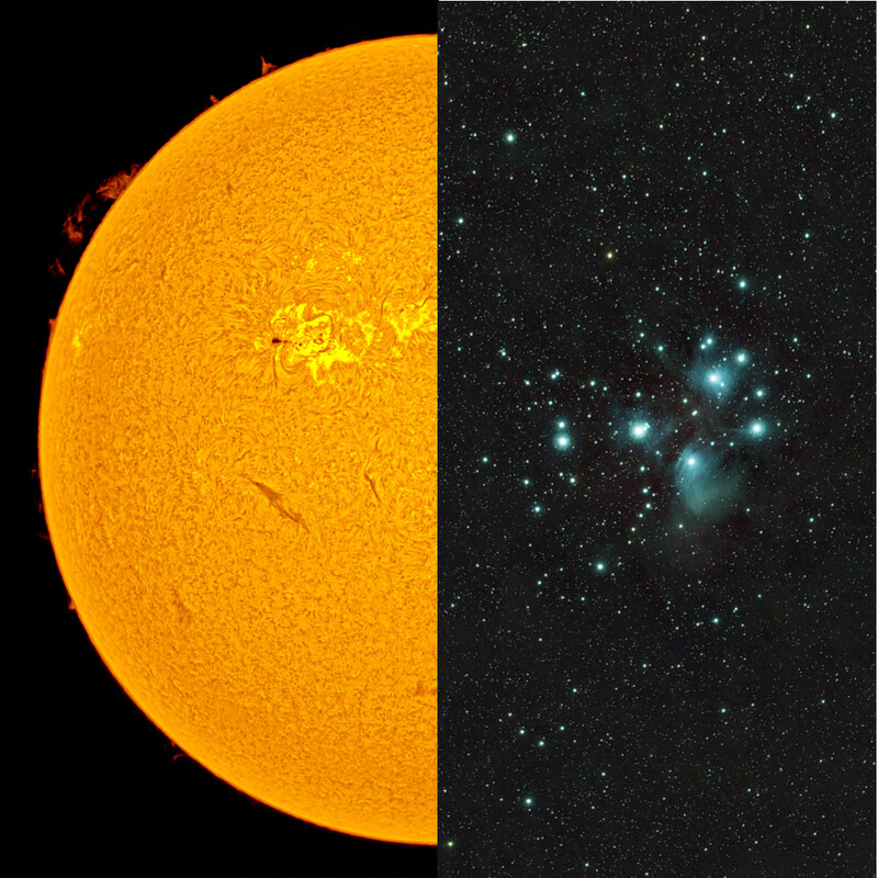 Lunt Solar Systems Telescópio solar ST 60/420 LS60MT Ha B1200 BT C Allround OTA