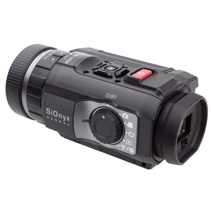 Sionyx Aurora Black inclui estojo rígido, cartão de memória de 32 GB, segunda bateria, correia de transporte