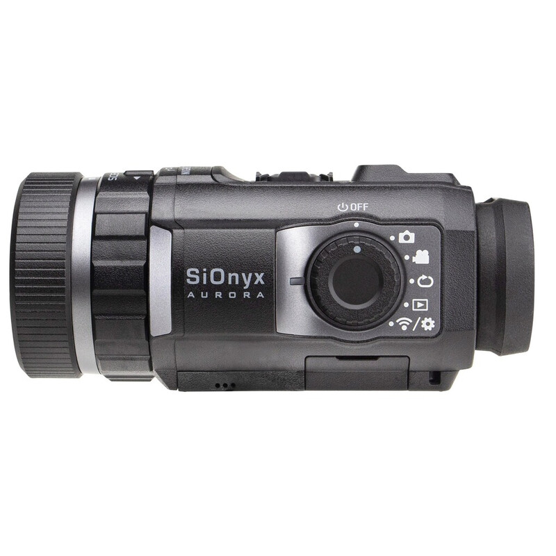 Sionyx Aurora Black inclui estojo rígido, cartão de memória de 32 GB, segunda bateria, correia de transporte