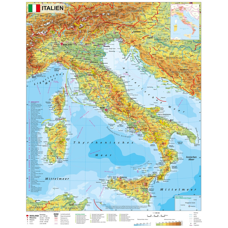Stiefel Mapa Itália