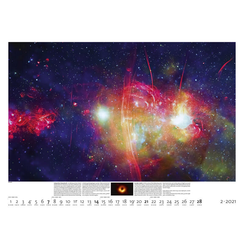 Palazzi Verlag Calendário Sternzeit 2021