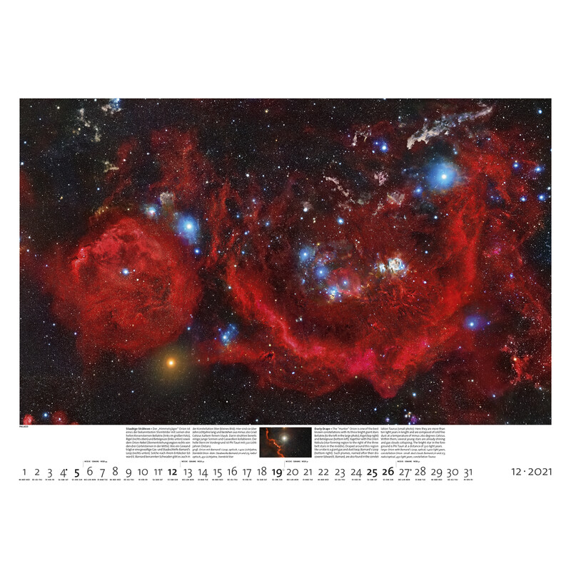 Palazzi Verlag Calendário Sternzeit 2021