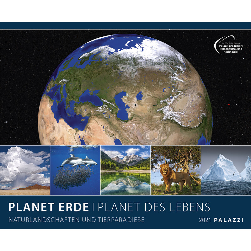 Palazzi Verlag Calendário Planet Erde 2021