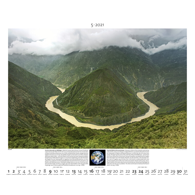 Palazzi Verlag Calendário Planet Erde 2021