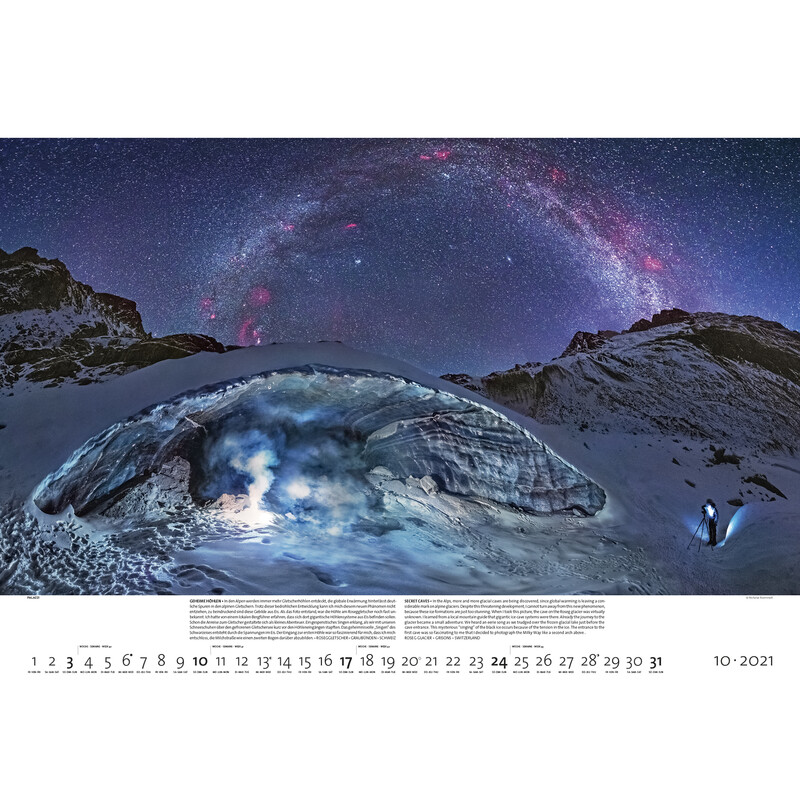 Palazzi Verlag Calendário Mundos noturnos 2021