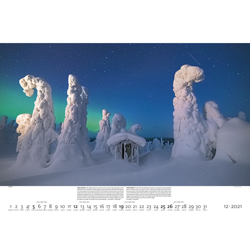 Palazzi Verlag Calendário Mundos noturnos 2021