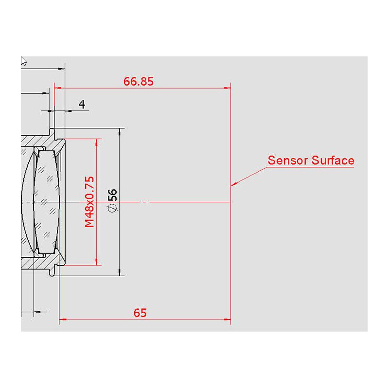 TS Optics Corretor de coma 0,73x 2"