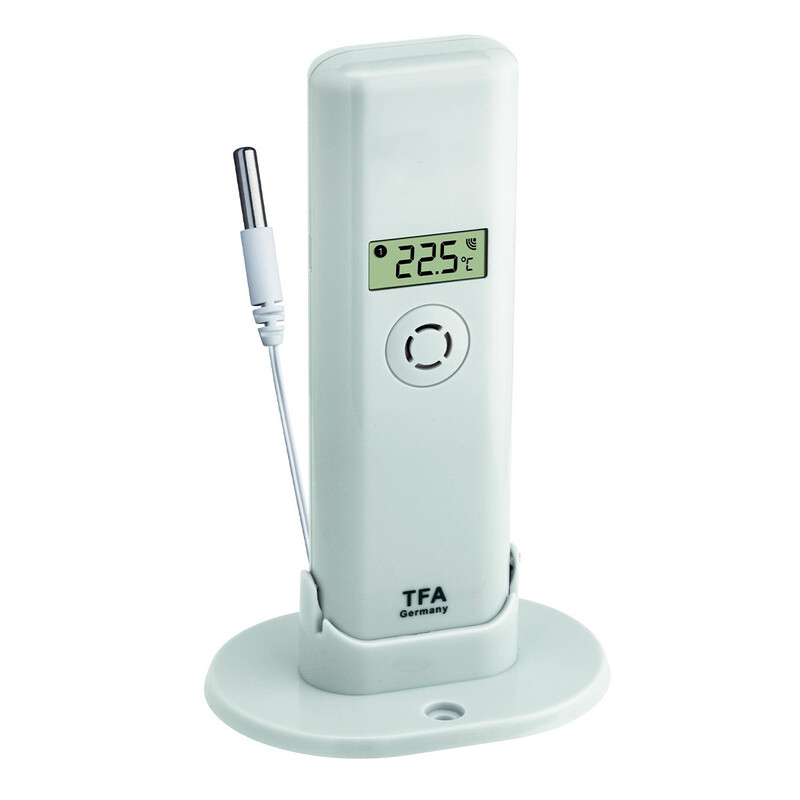 TFA Transmissor de temperatura com sensor de cabo à prova de água WEATHERHUB
