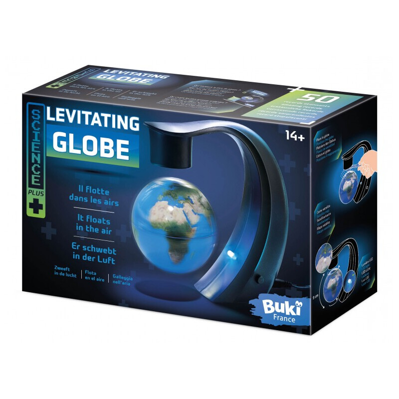 Buki Globos para crianças Levitating Globe 8cm