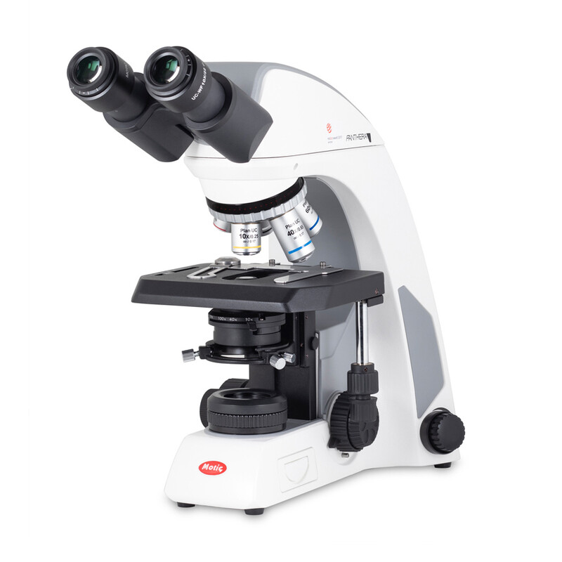 Motic Microscópio Panthera C2, bino, infinito, plano, achro, 40x-1000x, Halogen/LED