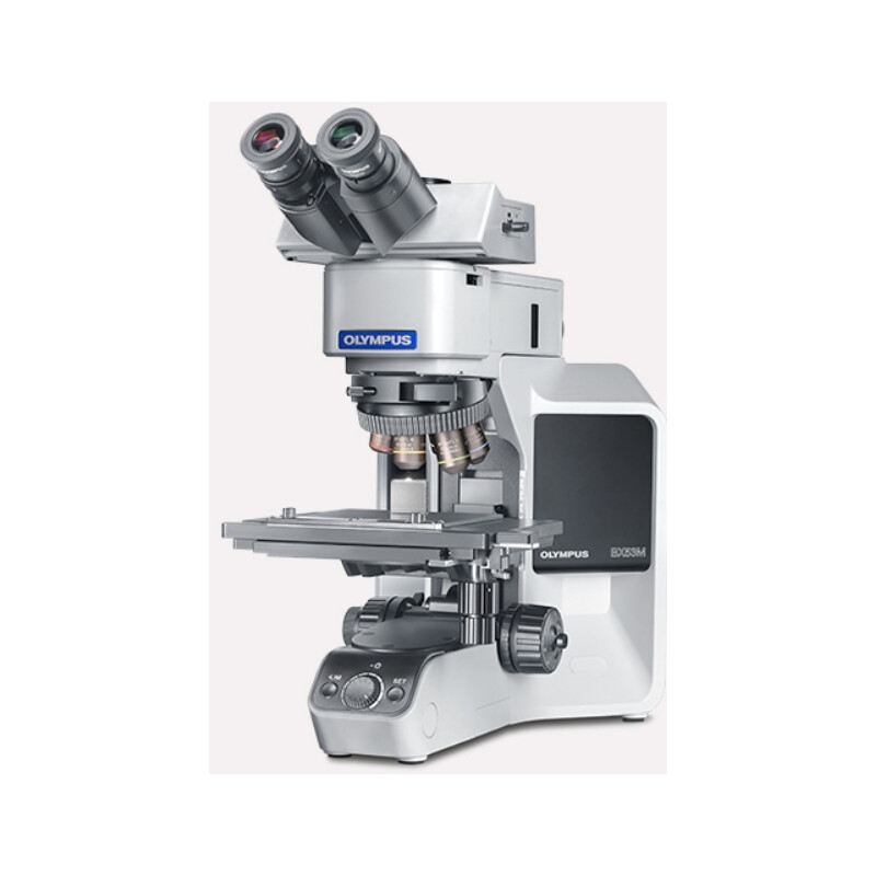 Evident Olympus Microscópio Olympus BX53-MET, HF, DF, trino, infinito, plano, luz reflectida, luz trasmitida, LED, Mix