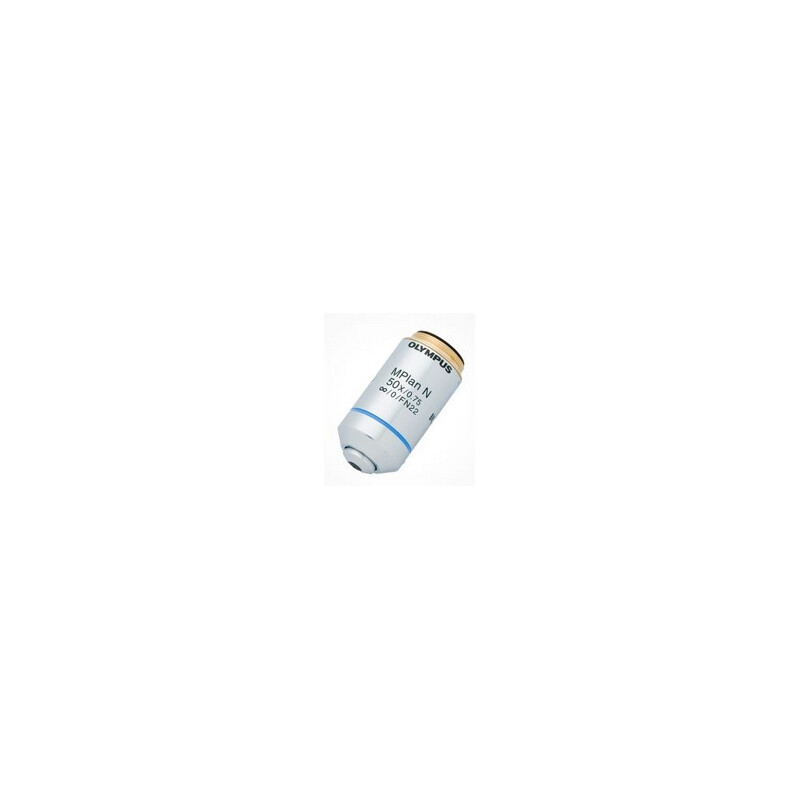 Evident Olympus objetivo MPLN50X-1-7, Plano M, Achro, Luz trasmitida incidente, 10x/0.75 wd 0.38mm