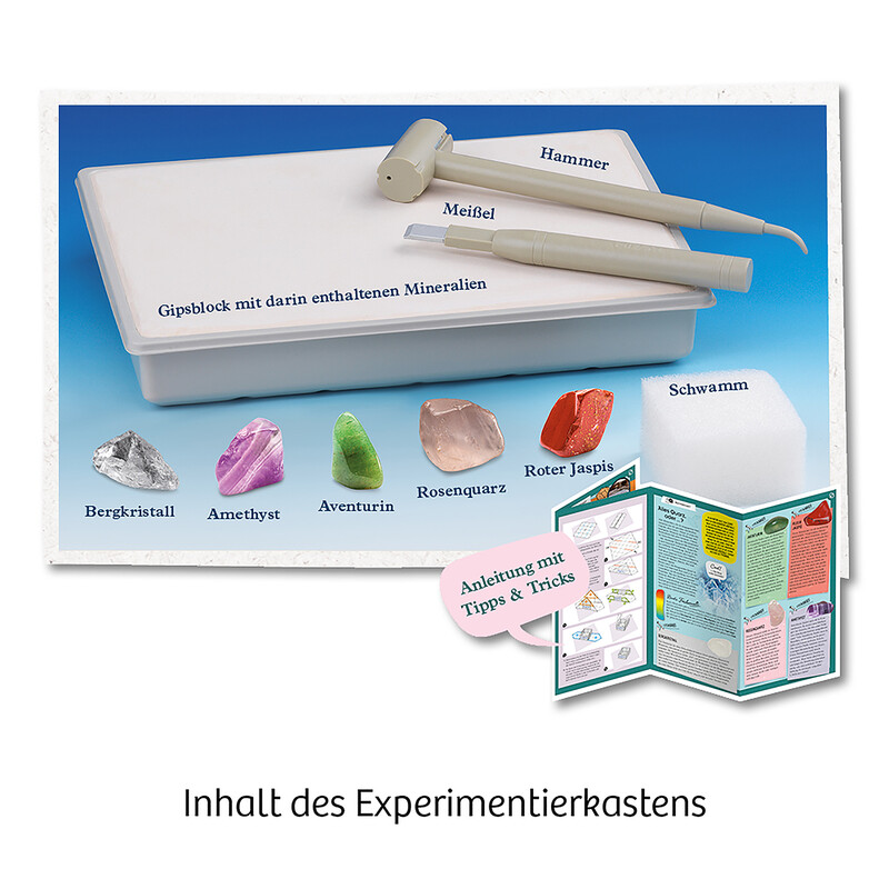 Kosmos Verlag Mineralien Ausgrabungs-Set