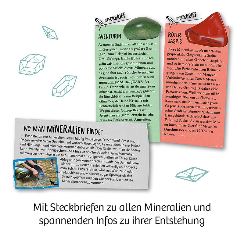 Kosmos Verlag Mineralien Ausgrabungs-Set