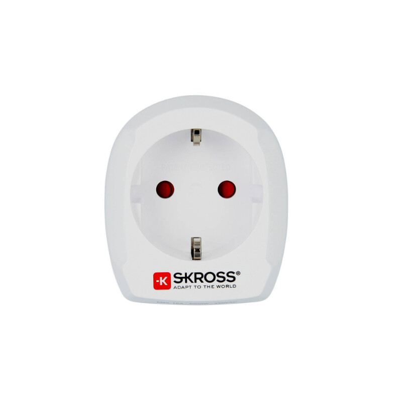 Skross Adaptador de viagem da Europe para o Reino Unido