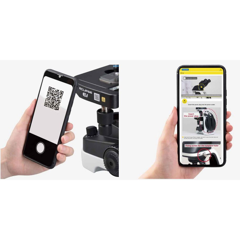 Nikon Microscópio ECLIPSE Ei R, trino, infinito, plano, 40x-400x, LED, 3W