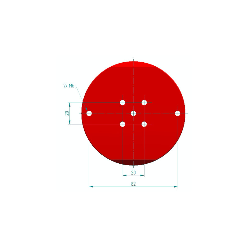 PrimaLuceLab Placa de montagem Skywatcher HEQ5 PLUS