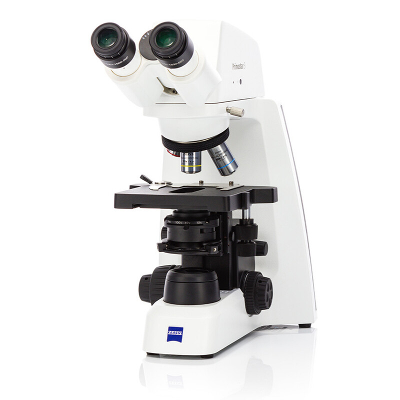 ZEISS Microscópio PrimoStar 3, Fix-K, Bi, Cam, SF20, 4 Pos., ABBE 0.9,40x-400x