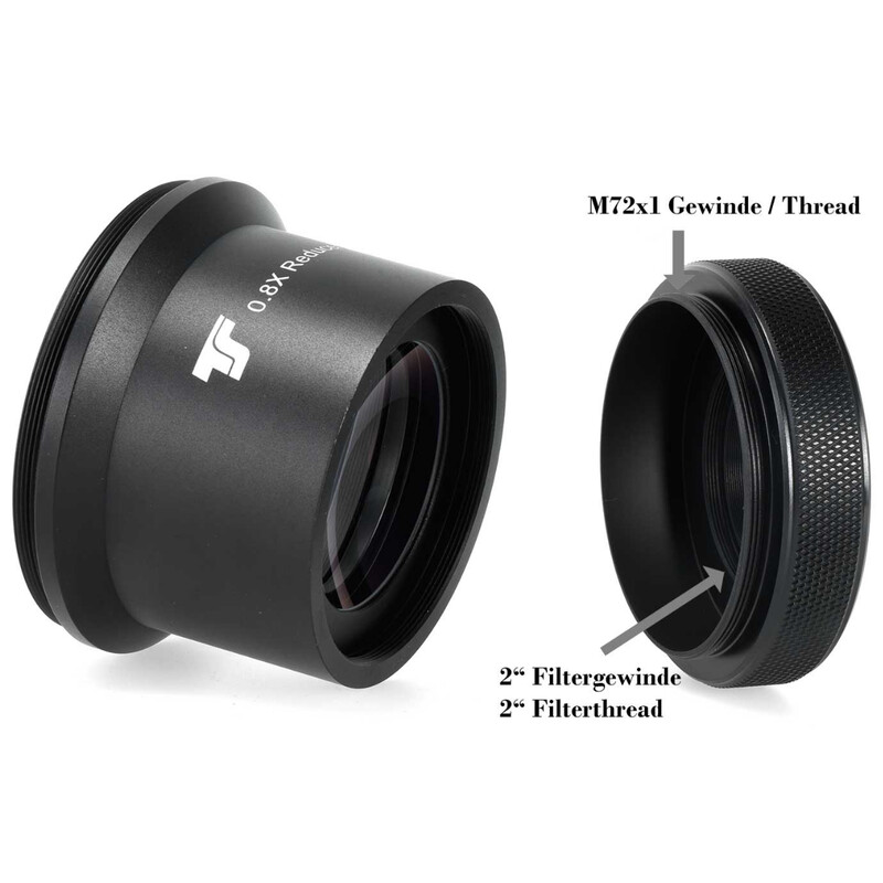TS Optics Flattener/Redutor 0,8x CF-APO 102