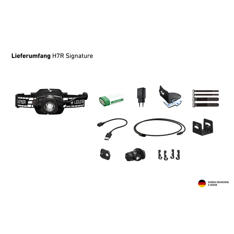 LED LENSER Lanterna para cabeça Assinatura H7R