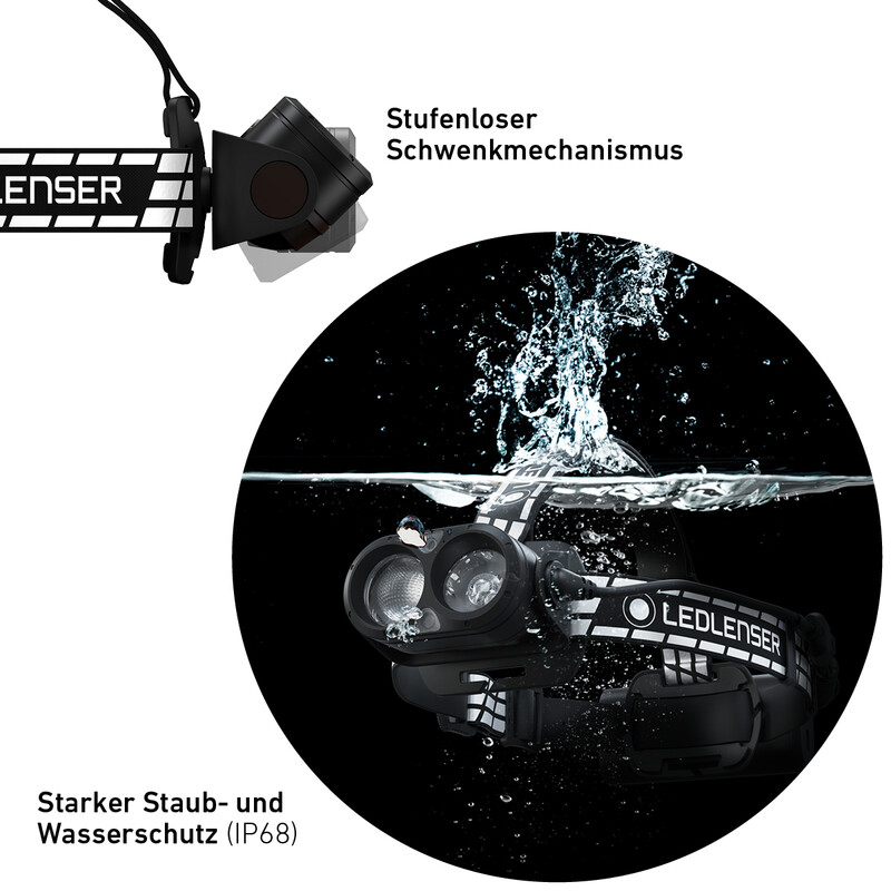 LED LENSER Lanterna para cabeça Assinatura H19R