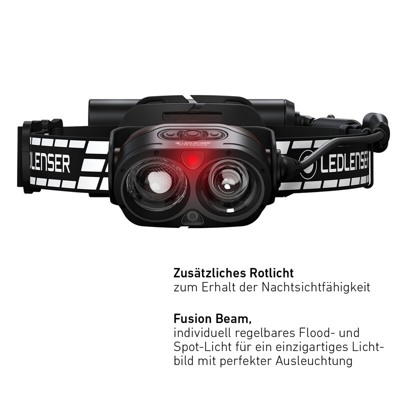 LED LENSER Lanterna para cabeça Assinatura H19R