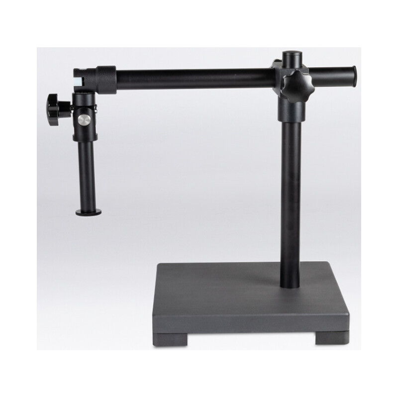 Motic Tripé de braço horizontal, placa de base, Coluna de 600 mm, para suporte de cabeça de coluna
