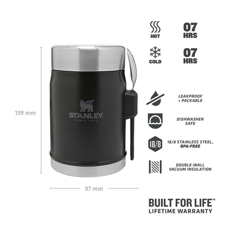 Stanley Frasco de comida Classic preto