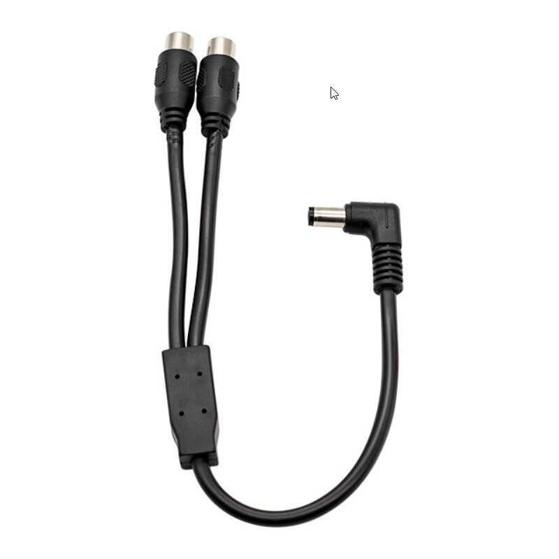 ZWO Cabo dividido DC Y (conetor de barril para RCA)