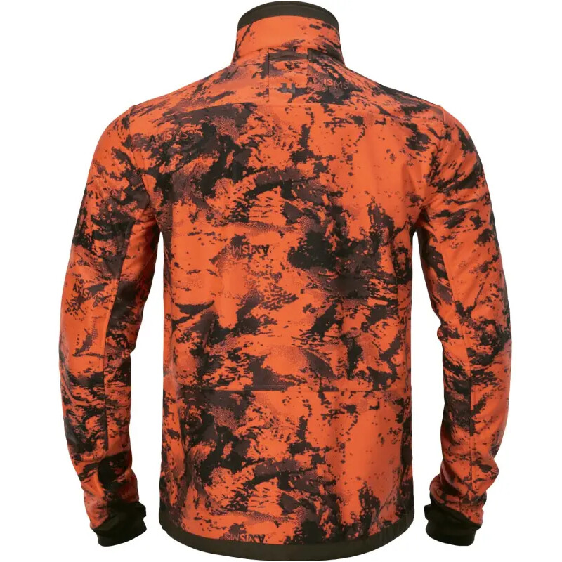 Härkila Casaco de malha polar reversível Wildboar Pro, verde Willow/AXIS MSP laranja Wildboar, tamanho M