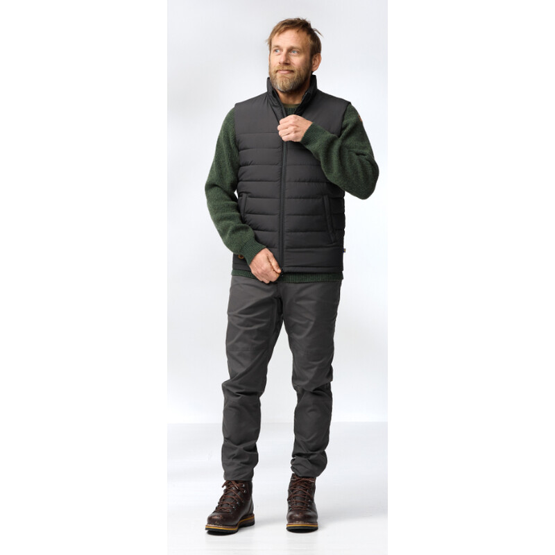 Fjällräven Colete Greenland Down Liner M, 550 Preto, S