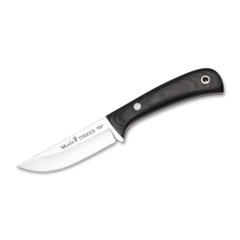 Muela Faca Terrier 9M Micarta Dark