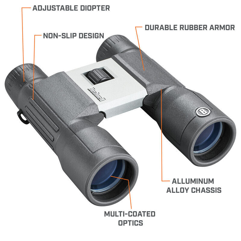Bushnell Binóculo Powerview 2.0 16x32 Alumínio, MC