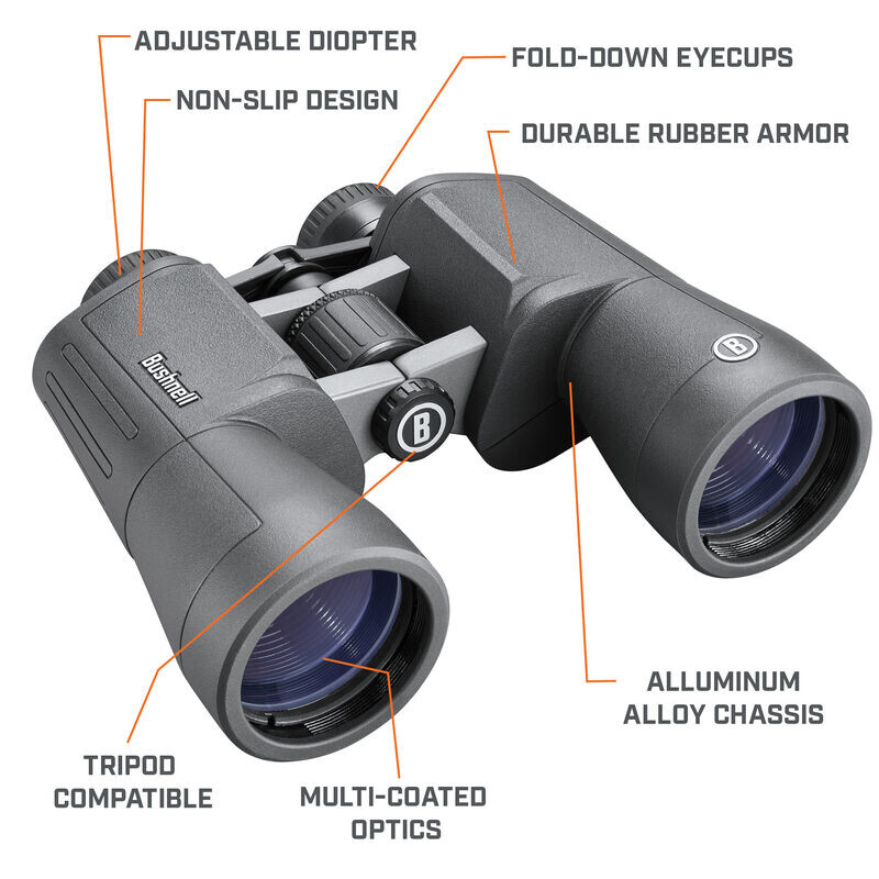 Bushnell Binóculo Powerview 2.0 20x50 Alumínio, MC