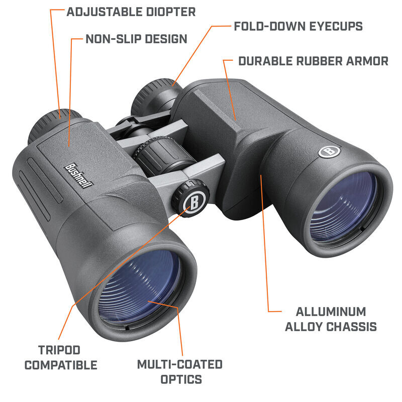 Bushnell Binóculo Powerview 2.0 10x50 Alumínio, MC