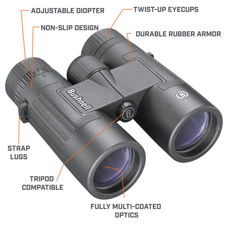 Bushnell Binóculo Legend 10x42 Roof, preto, FMC