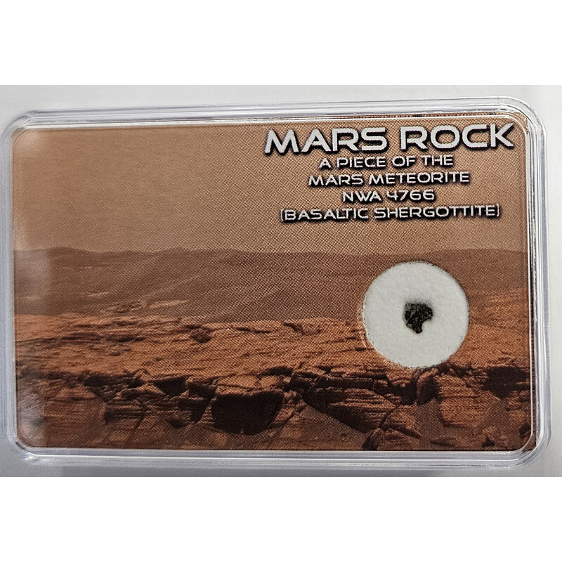SR-Meteorites Meteorito marciano autêntico NWA 4766 0,007 - 0,014 gramas
